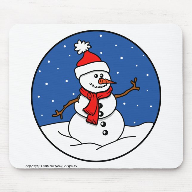 Snowman Mousepad (Front)