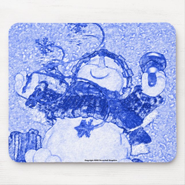 Snowman Mousepad (Front)
