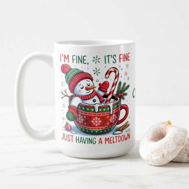 Snowman Mug (With Donut)