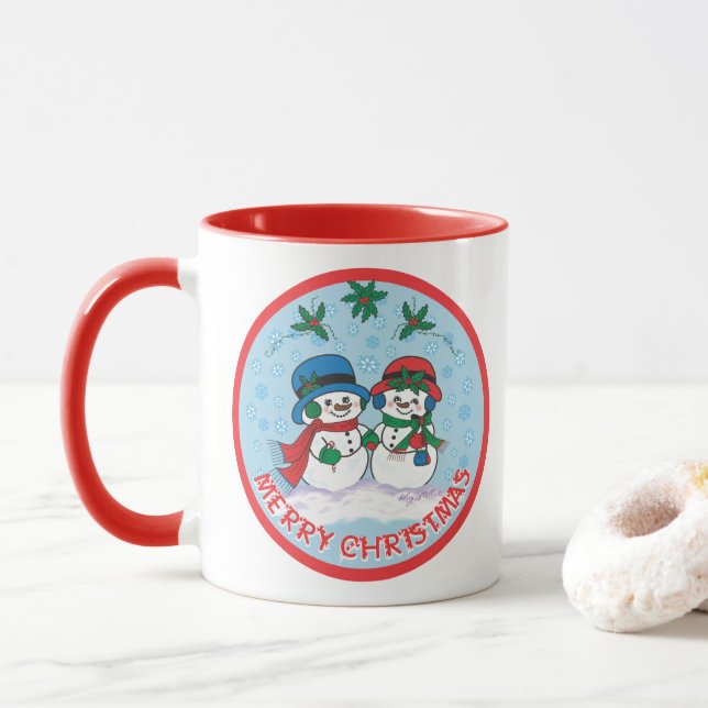 Snowman Mug (With Donut)