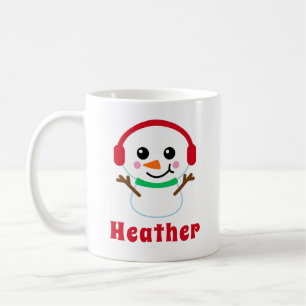 Snowman Name Coffee Mug