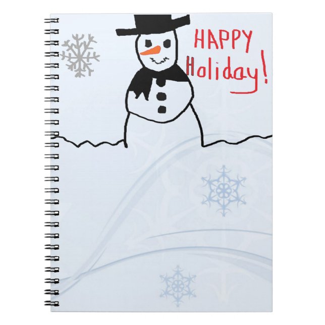 Snowman Notebook (Front)