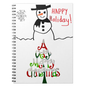 Snowman Notebook
