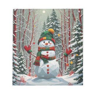 Snowman Notepad