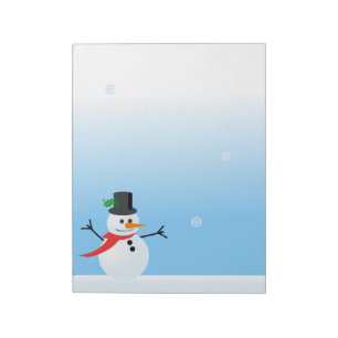 Snowman Notepad