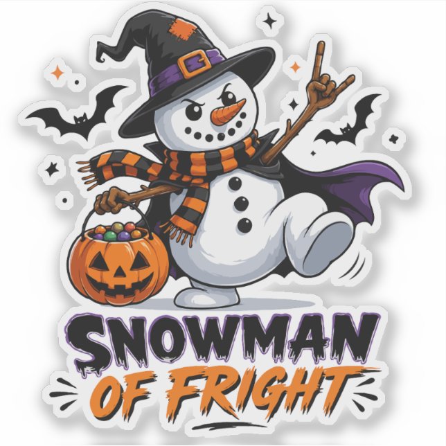 Snowman of Fright Halloween (Front)
