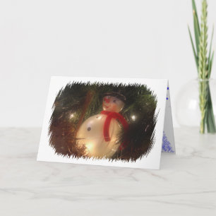 Snowman Ornament Card