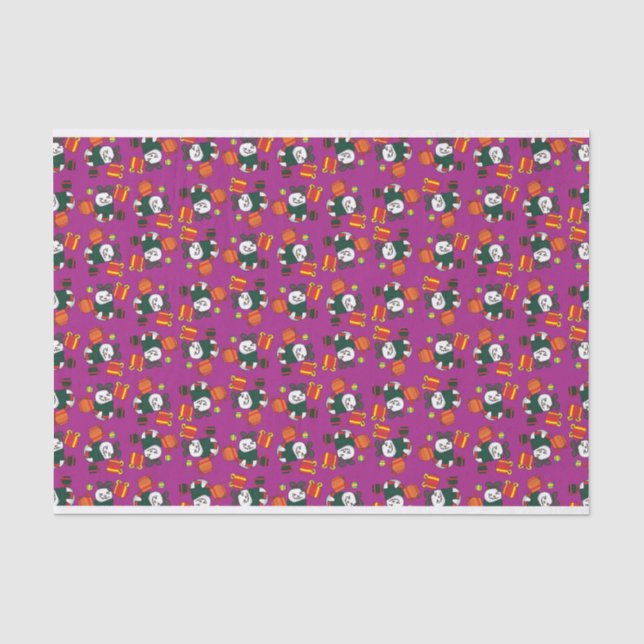 Snowman Pattern Tissue Paper (Front)