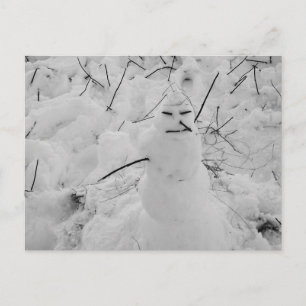 Snowman Photo Postcard