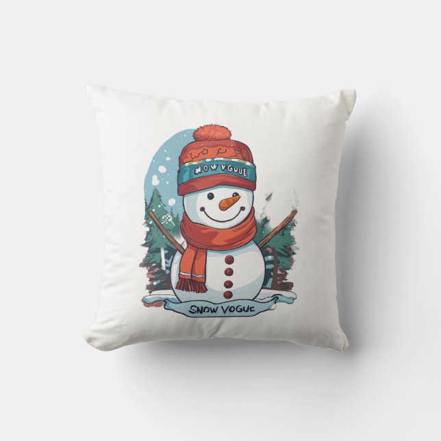 Snowman Pillow (Front)