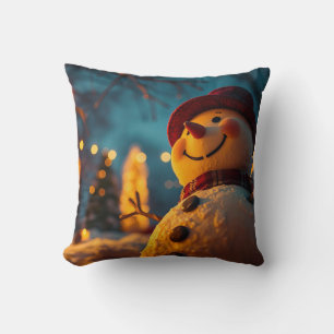 Snowman pillow