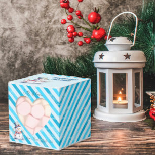 Snowman Pillows Christmas favor naughty elf Favour Box