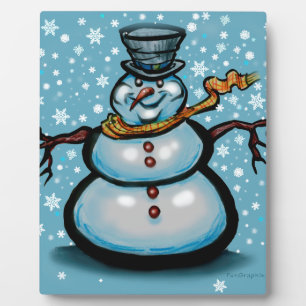 Snowman Plaque