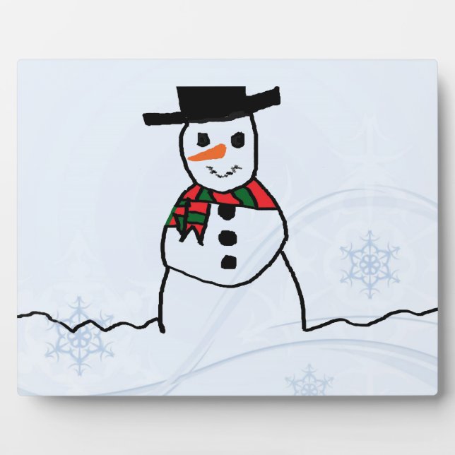 Snowman Plaque (Front)