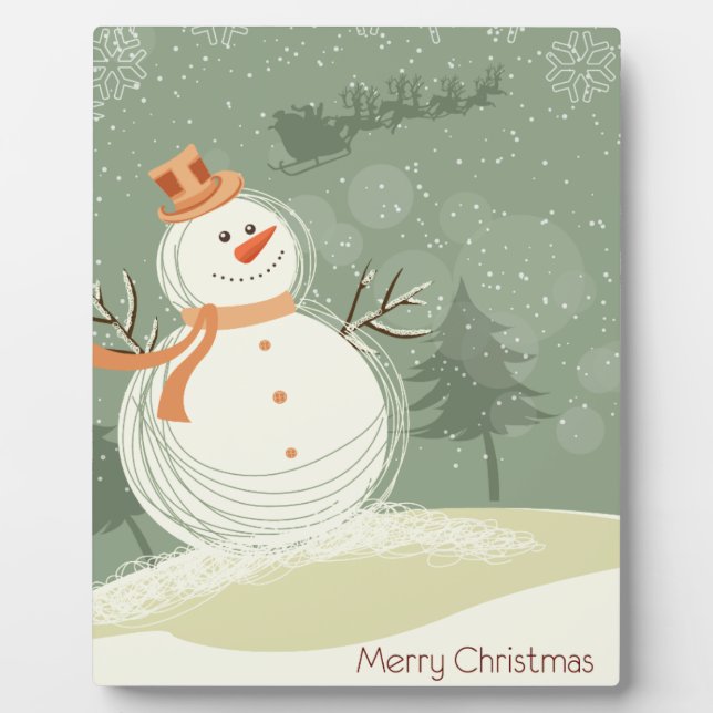 Snowman Plaque (Front)