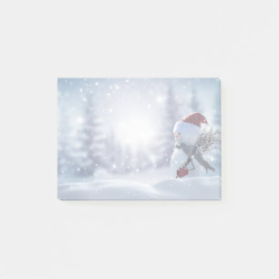Snowman post it note pad