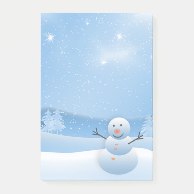 Snowman Post-it Notes (Front)