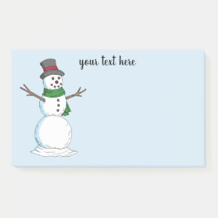 Snowman Post-it Notes