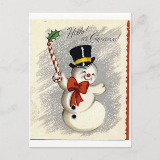 Snowman Postcard