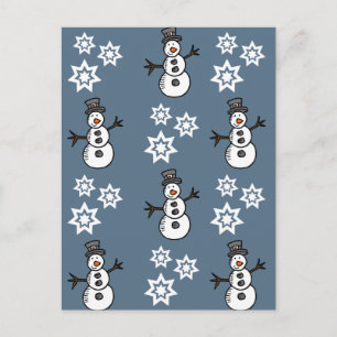 Snowman Postcard