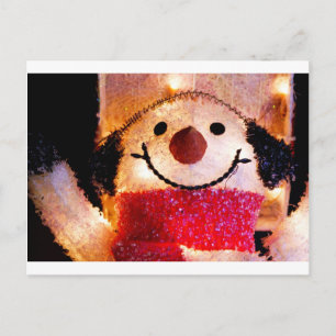 SNOWMAN POSTCARD