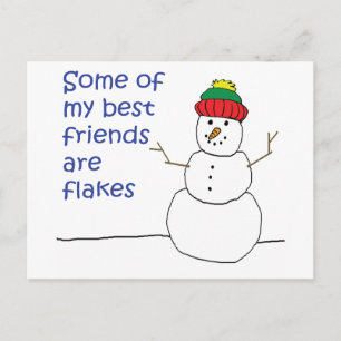 Snowman Postcard