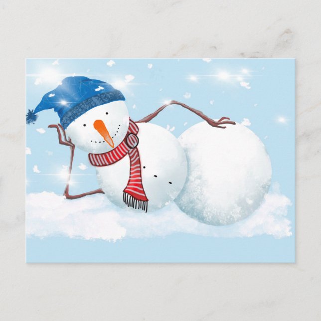 Snowman Postcard (Front)