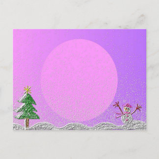 Snowman Postcard