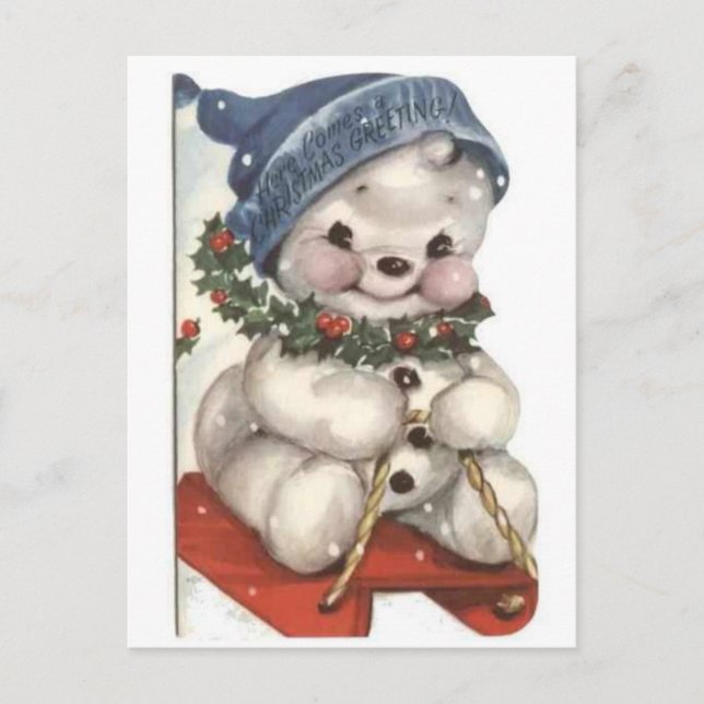 Snowman Postcard (Front)