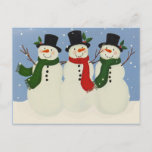 Snowman Postcard<br><div class="desc">Snowman</div>