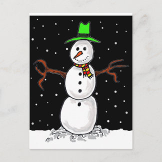 Snowman Postcard