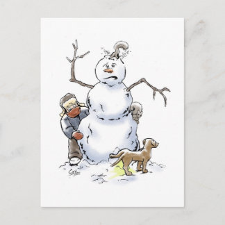 Snowman Postcard