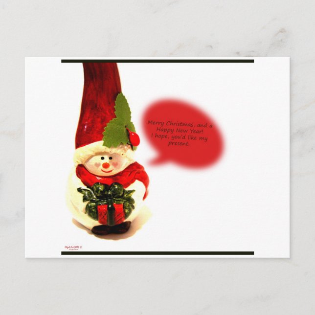 Snowman Postcard (Front)