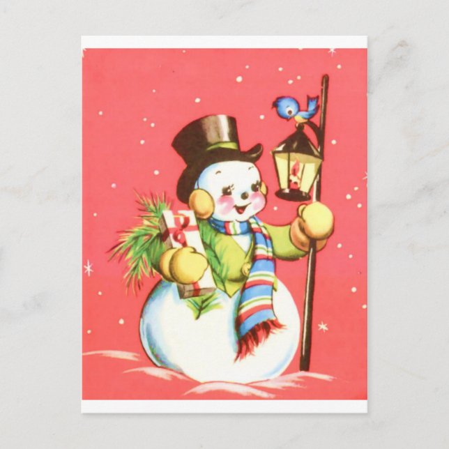 Snowman Postcard (Front)