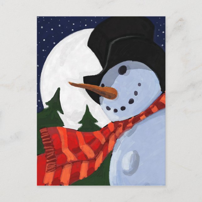 SNOWMAN POSTCARD (Front)