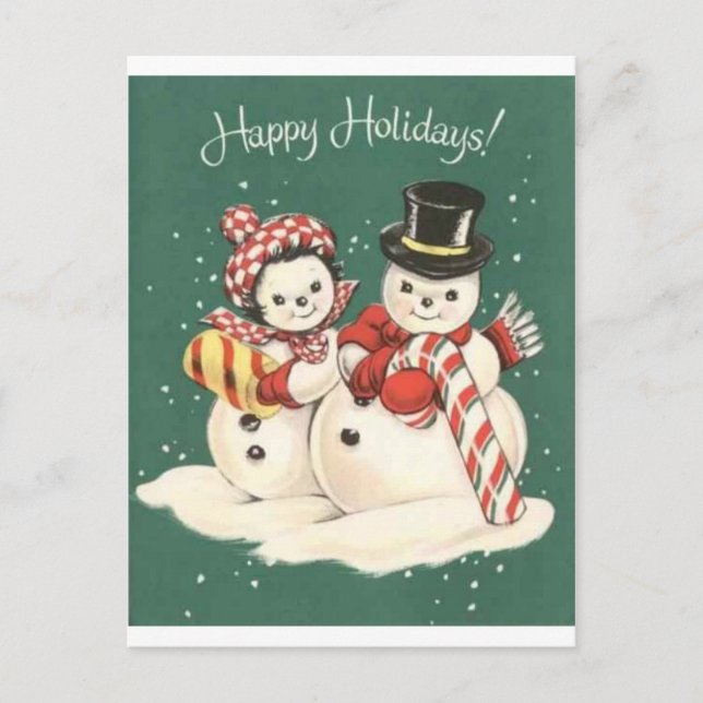 Snowman Postcard (Front)