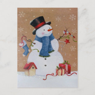 Snowman Postcard