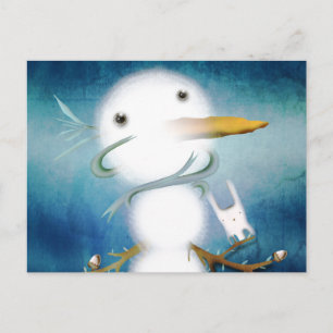 SNOWMAN POSTCARD