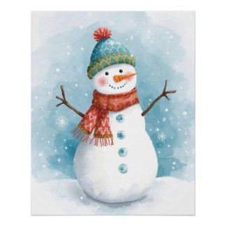 Snowman Poster