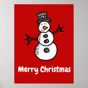 Snowman Poster
