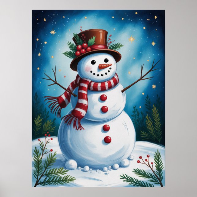 Snowman Poster (Front)