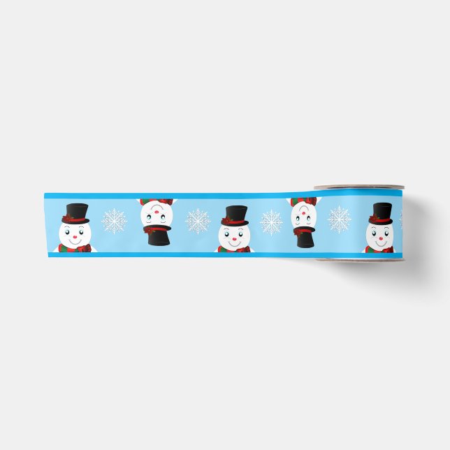 snowman satin ribbon (Front)