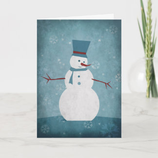 Snowman/Season's Greetings Holiday Card