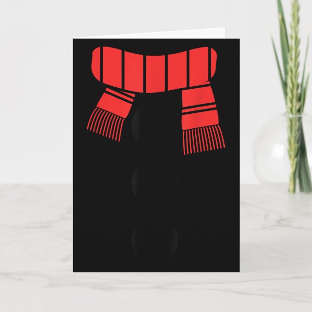 Snowman Shirt Adult Kids Men Women White Snowman C Card (Front)