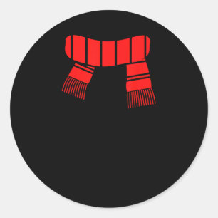 Snowman Shirt Adult Kids Men Women White Snowman C Classic Round Sticker