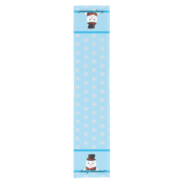 snowman short table runner (Front)