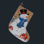 Snowman Small Christmas Stocking<br><div class="desc">Snowman</div>