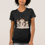 Snowman Snowflake Country Winter Primitive T-Shirt<br><div class="desc">Snowman Snowflake Country Christmas Winter Primitive</div>