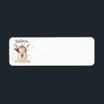 Snowman Snowflake Winter Country Primitive Return Address Label<br><div class="desc">Snowman Snowflake Winter Country Primitive</div>