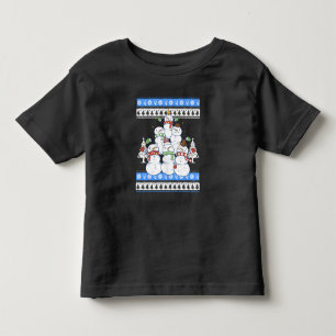 Snowman - Snowman Christmas Tree Ugly Christmas Toddler T-Shirt